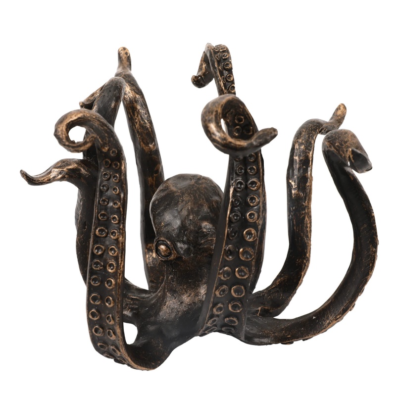 1pc Octopus Sculpture Cup Hold - Aquarium Decor recension och pris