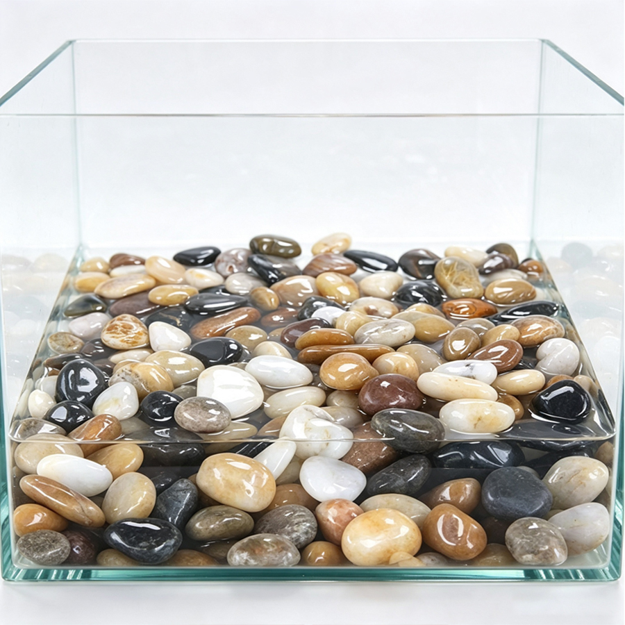 300-700g Smooth River Pebbles, - Aquarium Plants recension och pris