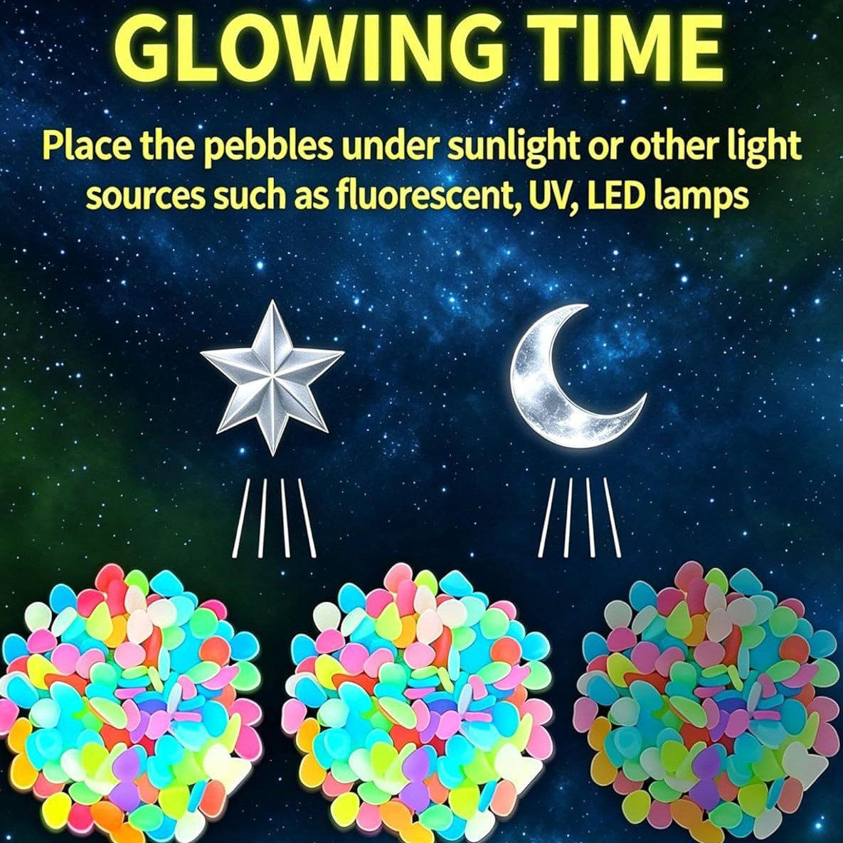 Colorful Glow In The Dark Lumi - Aquarium Plants recension och pris