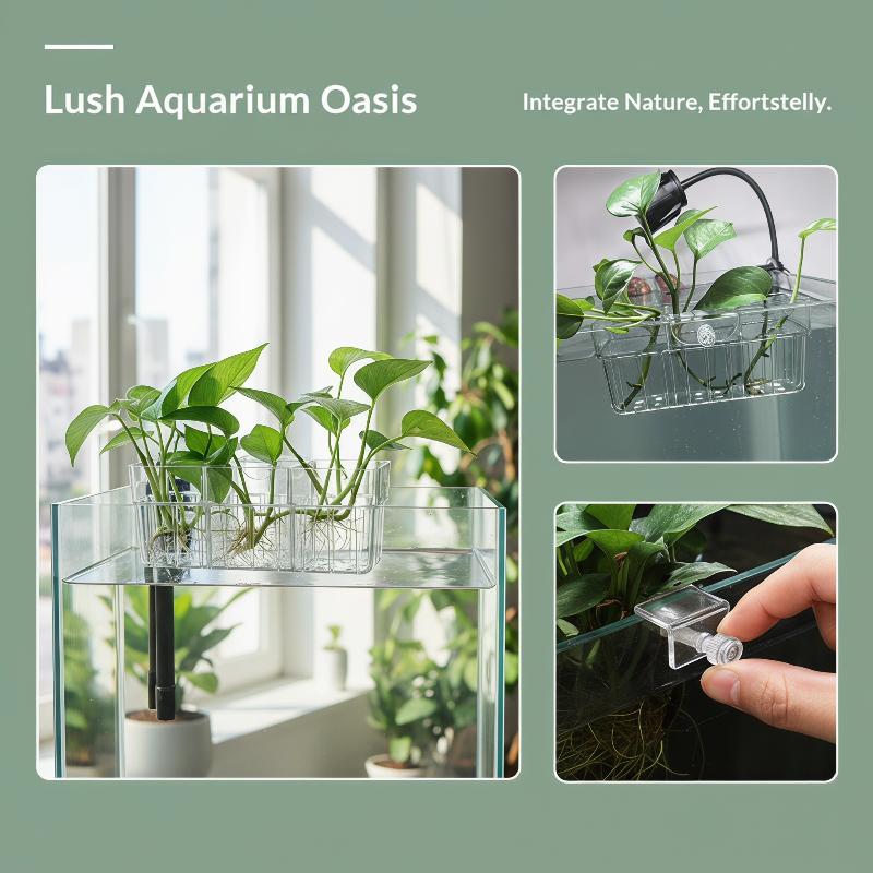 Hydroponic Plant Basket Food G - Aquarium Fish Tank recension och pris