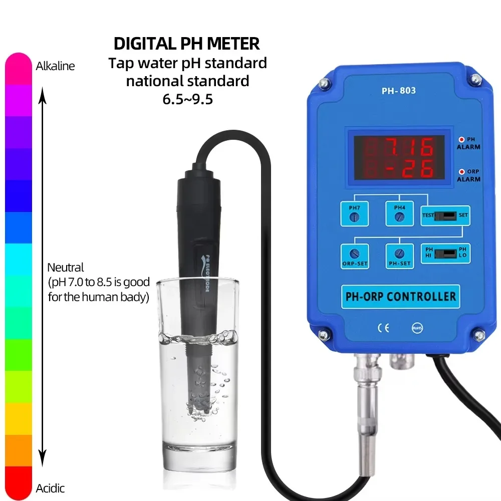 PH-803 Digital 2&1 PH ORP Redo - Aquarium Plants recension och pris