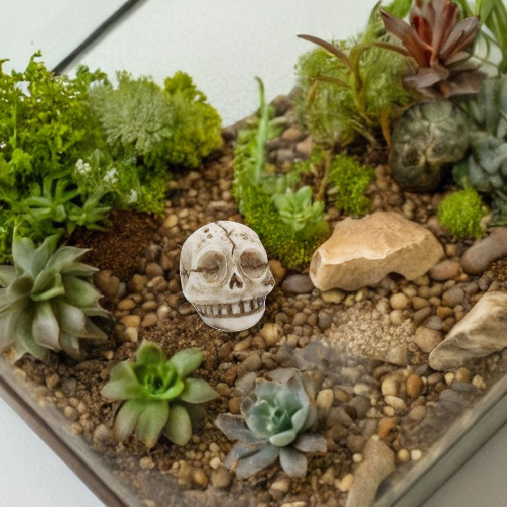 20Pcs Resin Smiling Skull Stat - Aquarium Decor recension och pris