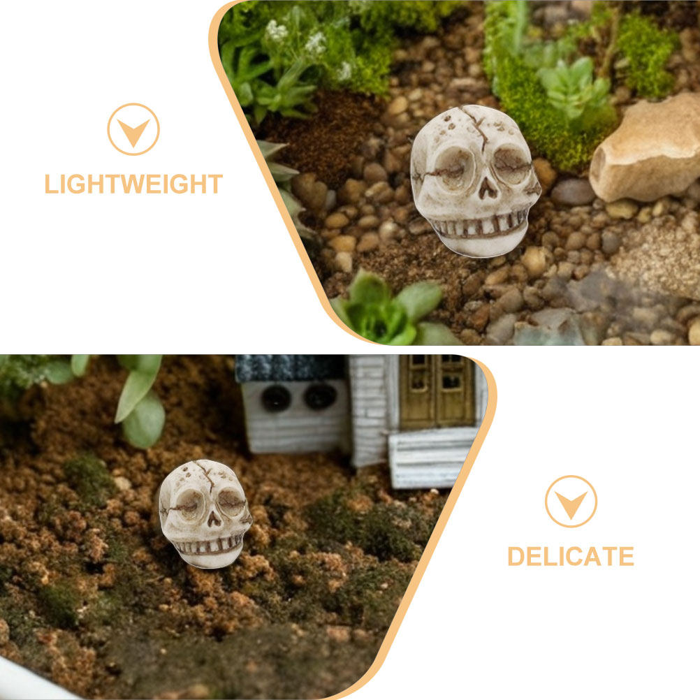 20Pcs Resin Smiling Skull Stat - Aquarium Decor recension och pris